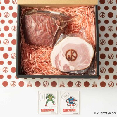 キン肉マン 鹿児島特選 肉ギフト Vol.4「ステカセキング＆スニゲーター」ミニアクリルスタンドセット