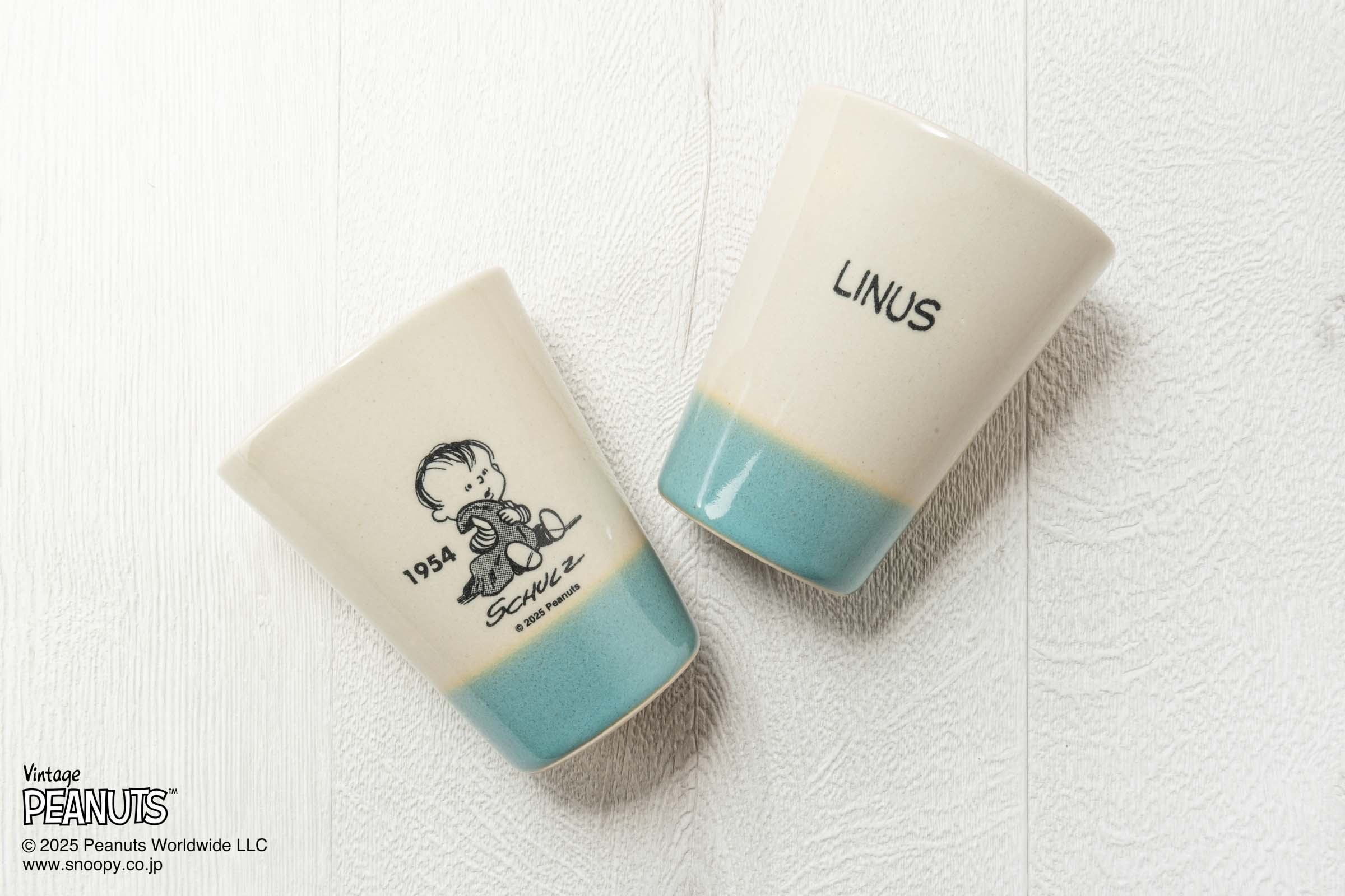 MASHICO タンブラー PEANUTS [LINUS 1954] ライトブルー