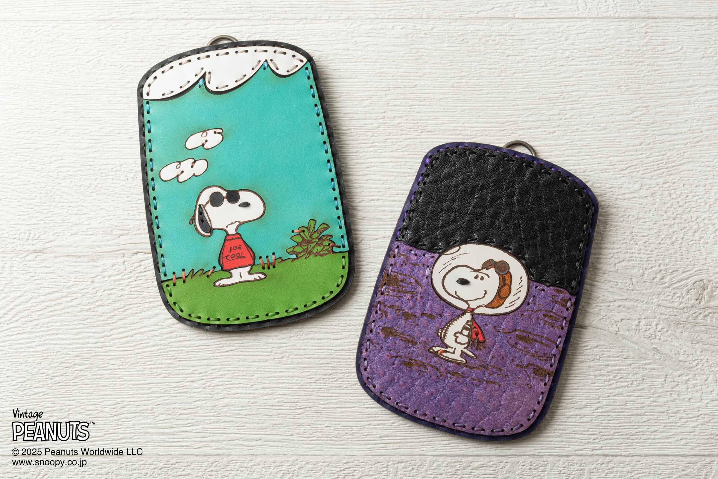 OJAGA DESIGN / Peanuts レザーアイテムコレクション（75 YEARS）