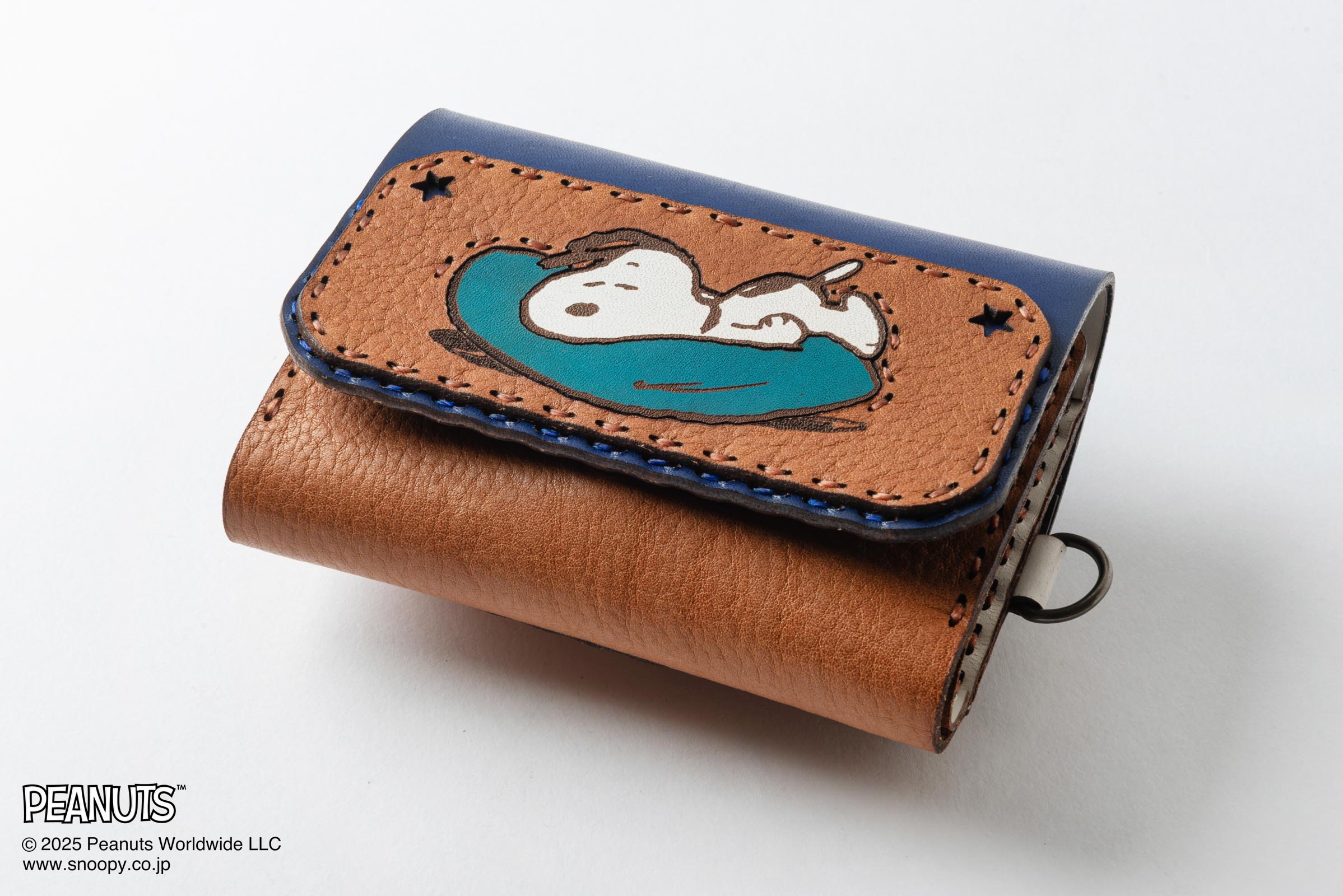 OJAGA DESIGN / Peanuts [SLEEPING SNOOPY] ショートウォレット