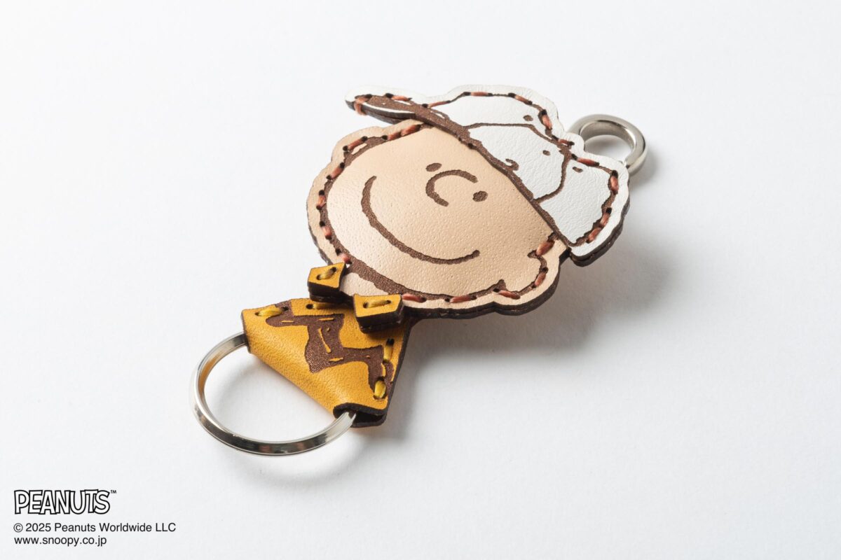 OJAGA DESIGN / Peanuts [BASEBALL CHARLIE BROWN] キーホルダー