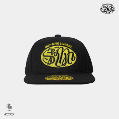 [ホークス/manucoffee] Logo スナップバックキャップ