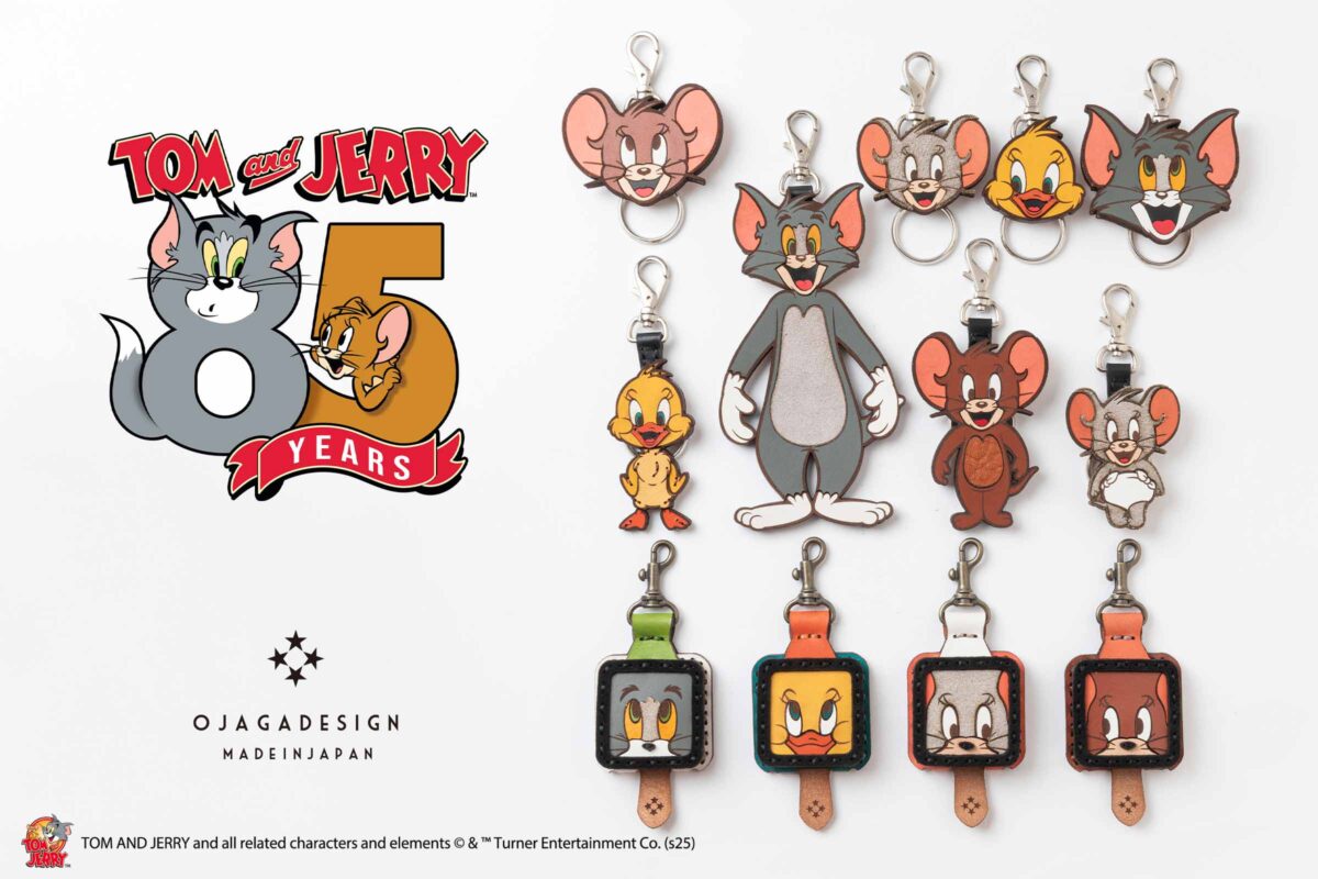 [トムとジェリー85周年記念] ハンドメイドレザーブランド OJAGA DESIGN コラボレーションによる 新作レザーアイテムの登場です
