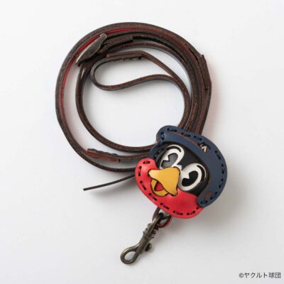 OJAGA DESIGN 東京ヤクルトスワローズ [つば九郎(横顔)] ネックストラップ