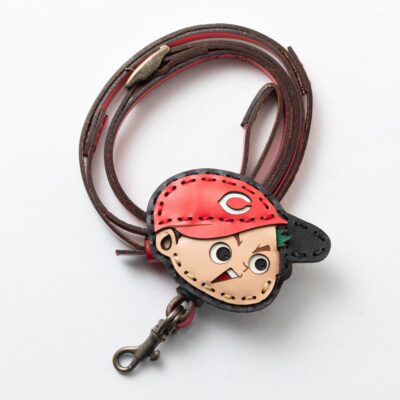 OJAGA DESIGN 広島東洋カープ [カープ坊や] Big Face ネックストラップ