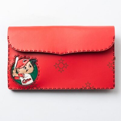 OJAGA DESIGN 広島東洋カープ [カープ坊や] ブックサイズウォレット