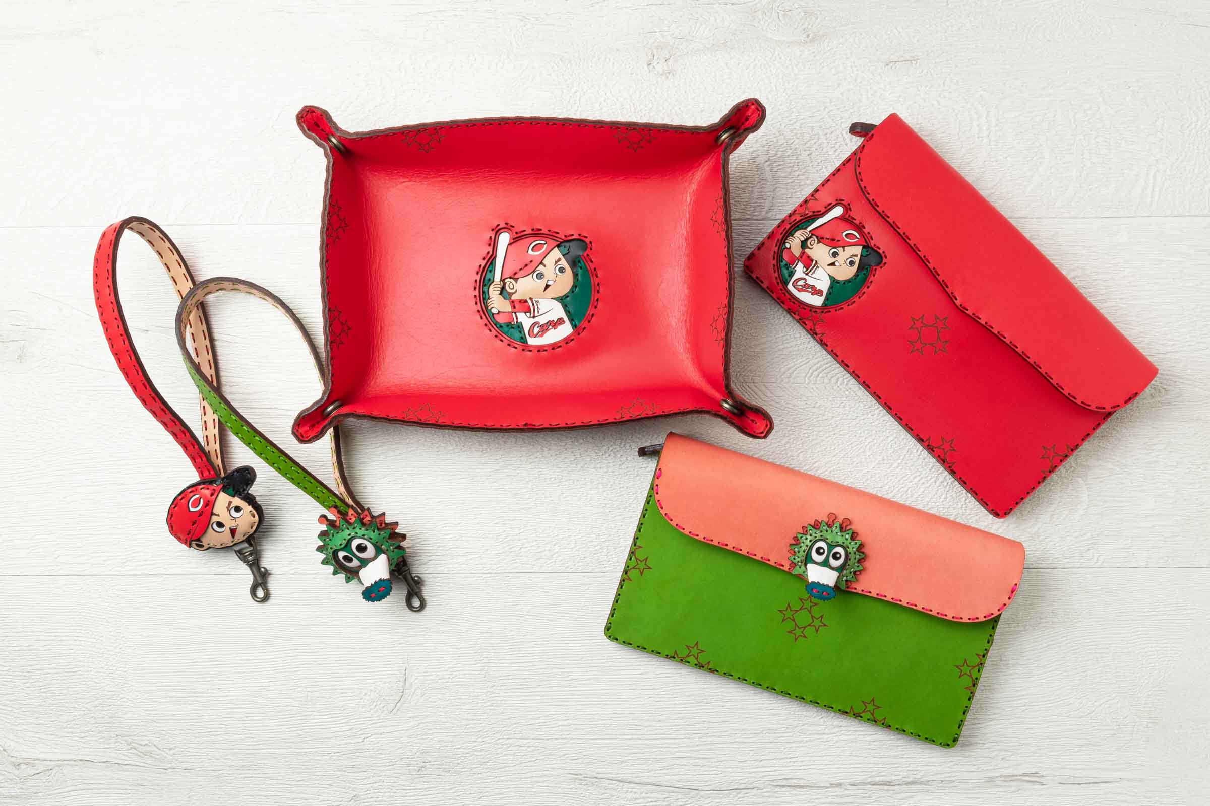 OJAGA DESIGN 広島東洋カープ レザーアイテムコレクション