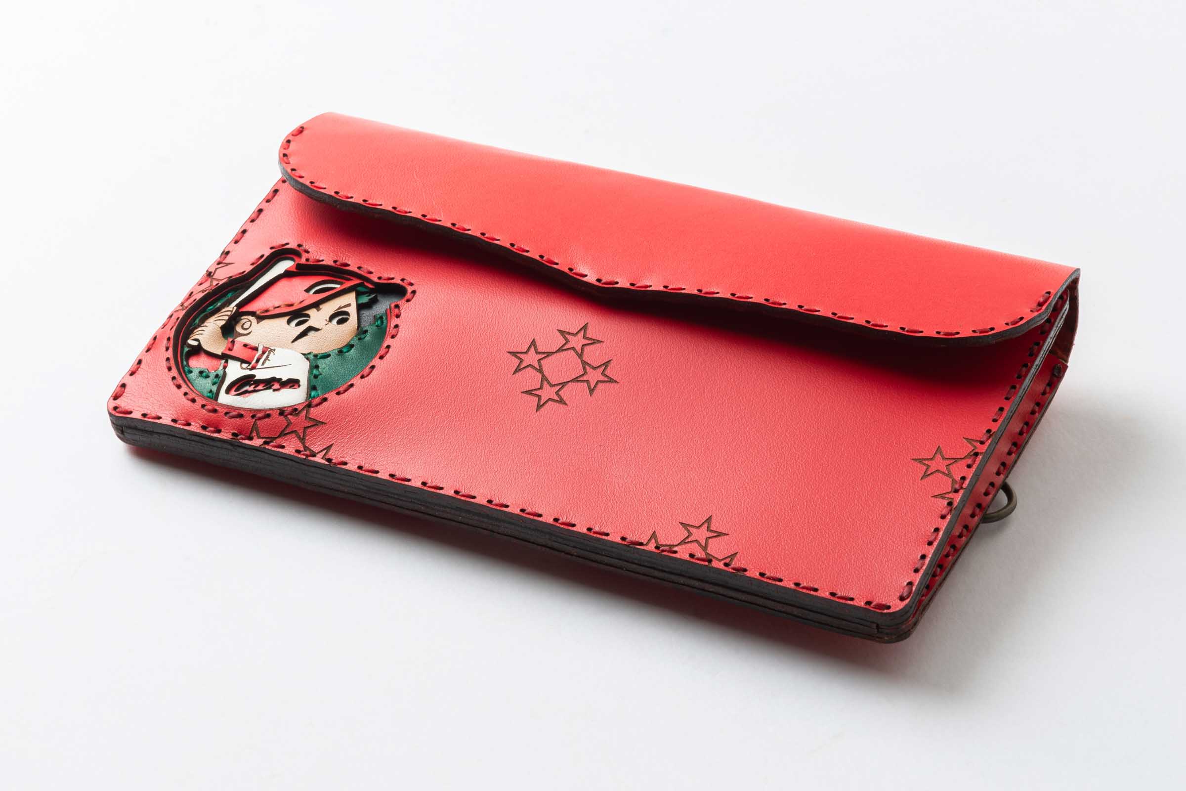 OJAGA DESIGN 広島東洋カープ [カープ坊や] ブックサイズウォレット