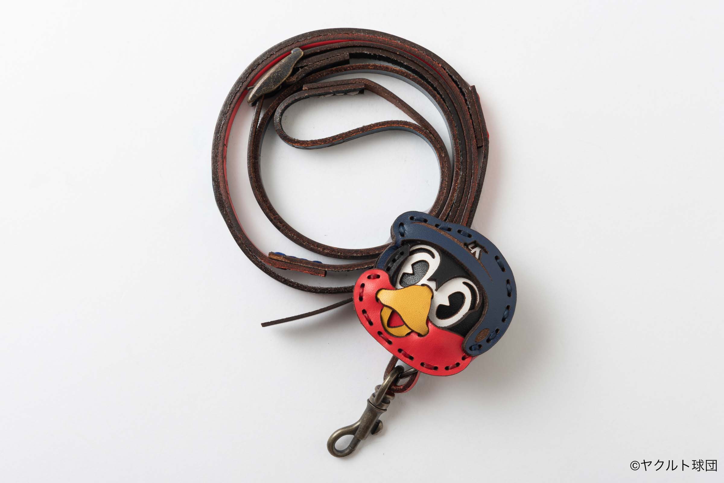 OJAGA DESIGN 東京ヤクルトスワローズ [つば九郎(横顔)] ネックストラップ