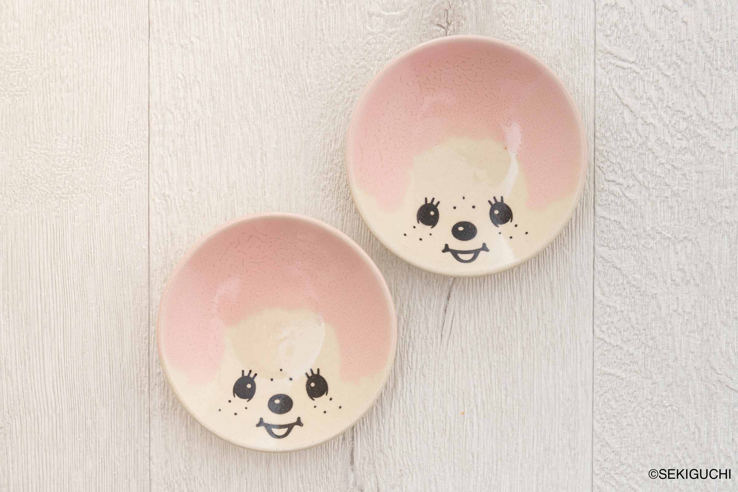 MASHICO 豆皿 モンチッチ ピンク