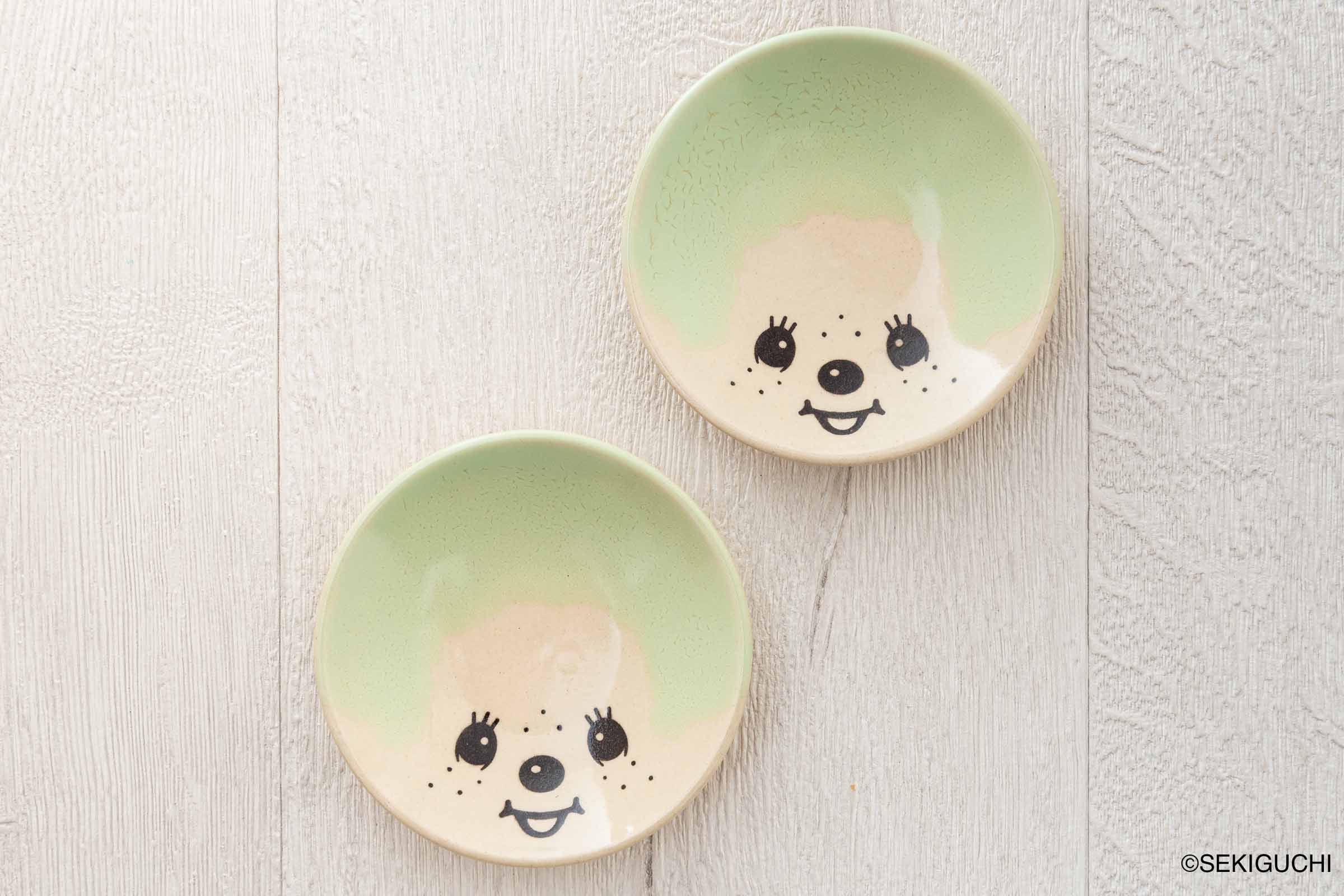 MASHICO 豆皿 モンチッチ ミントグリーン