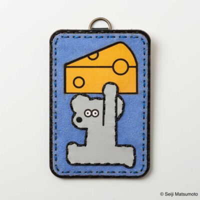 OJAGA DESIGN ねずみのANDY カードケース（ブルー）