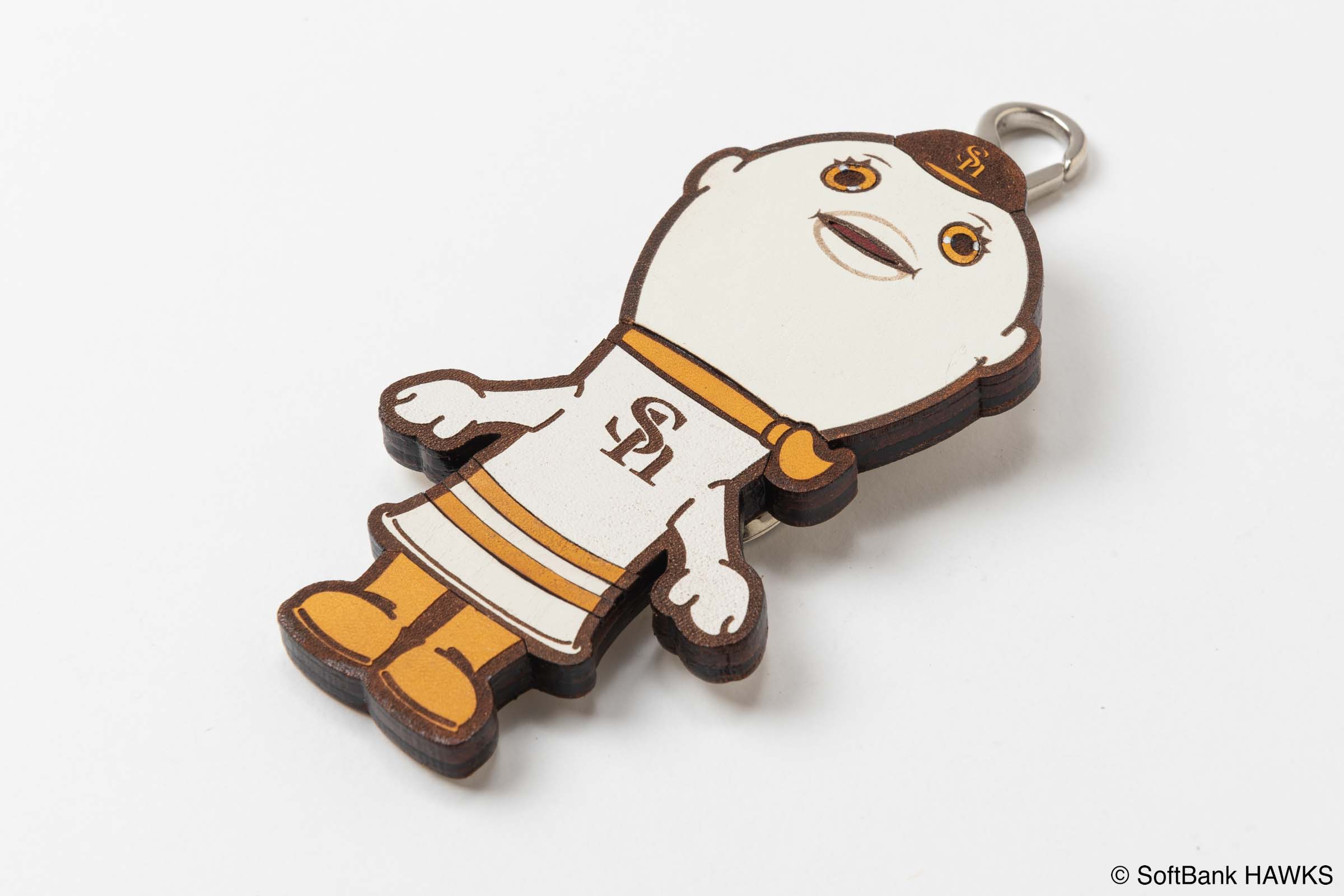 OJAGA DESIGN 福岡ソフトバンクホークス [ふうさん] キーホルダー
